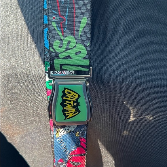 Bioworld Batman Graphic Belt - Black and Green - Picture 1 of 4